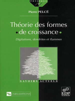 cover image of Théorie des formes de croissance